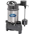 Superior Pump 92751 3/4 HP Stainless Steel and Cast Iron Sump Pump 92751